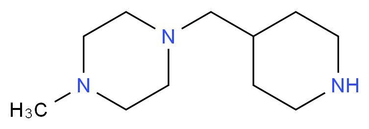 1-methyl-4-(4-piperidinylmethyl)piperazine_Molecular_structure_CAS_735262-46-1)