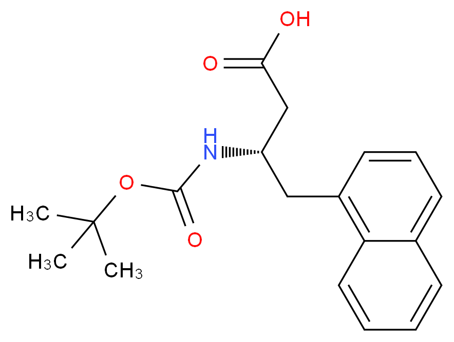 Boc-(S)-3-amino-4-(1-naphthyl)-butyric acid_Molecular_structure_CAS_219297-09-3)