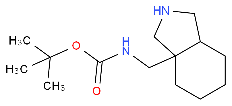 tert-butyl octahydro-3aH-isoindol-3a-ylmethylcarbamate_Molecular_structure_CAS_)
