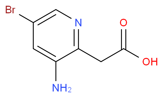 (3-Amino-5-bromopyridin-2-yl)acetic acid_Molecular_structure_CAS_886373-11-1)