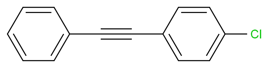 1-Chloro-4-(phenylethynyl)benzene_Molecular_structure_CAS_5172-02-1)