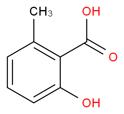 2-Hydroxy-6-methylbenzoic acid_Molecular_structure_CAS_567-61-3)