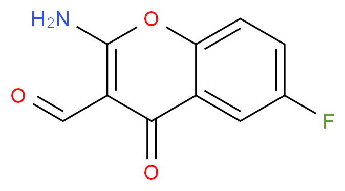 2-amino-6-fluoro-4-oxo-4H-chromene-3-carbaldehyde_Molecular_structure_CAS_288399-47-3)