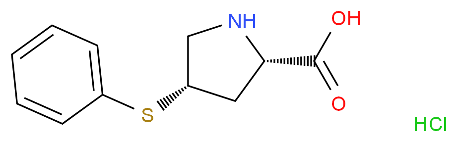 (4S)-4-(Phenylthio)-L-proline Hydrochloride_Molecular_structure_CAS_105107-84-4)