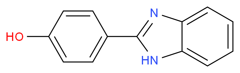 4-(1H-benzo[d]imidazol-2-yl)phenol_Molecular_structure_CAS_)