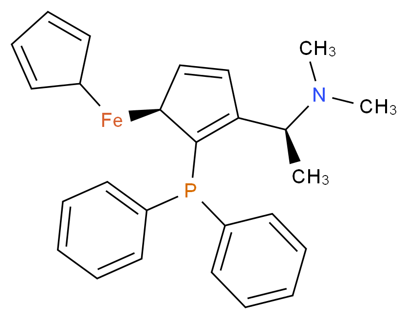 (S)-(+)-N,N-Dimethyl-1-(2-diphenylphosphino)ferrocenylethylamine_Molecular_structure_CAS_55650-58-3)