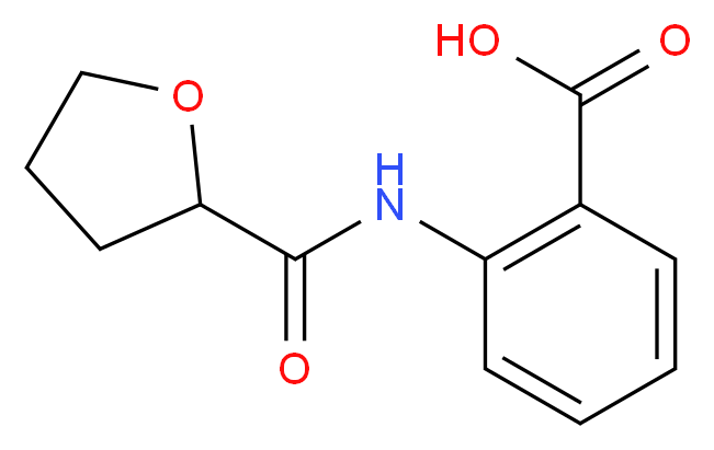 2-[(Tetrahydro-furan-2-carbonyl)-amino]-benzoic acid_Molecular_structure_CAS_)