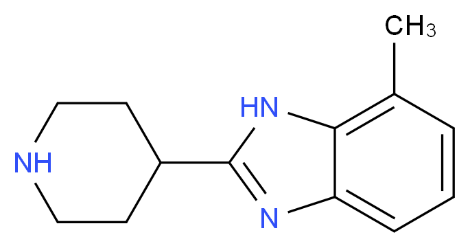 7-Methyl-2-piperidin-4-yl-1H-benzimidazole_Molecular_structure_CAS_)