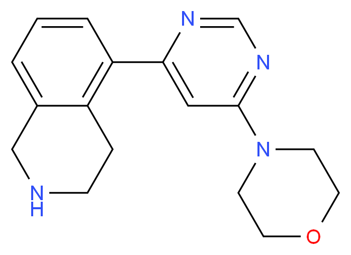 5-(6-morpholin-4-ylpyrimidin-4-yl)-1,2,3,4-tetrahydroisoquinoline_Molecular_structure_CAS_)