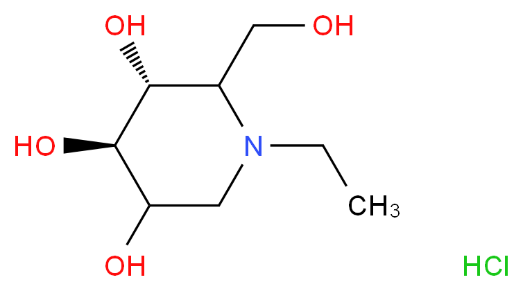 N-Ethyldeoxynojirimycin Hydrochloride_Molecular_structure_CAS_210241-65-9)