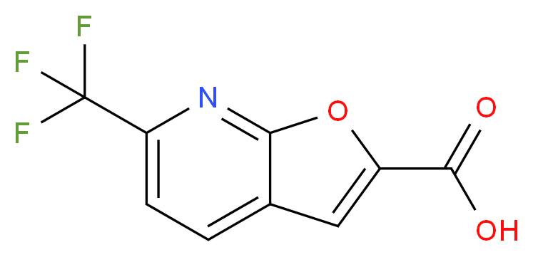 6-(Trifluoromethyl)furo[2,3-b]pyridine-2-carboxylic acid_Molecular_structure_CAS_952182-47-7)