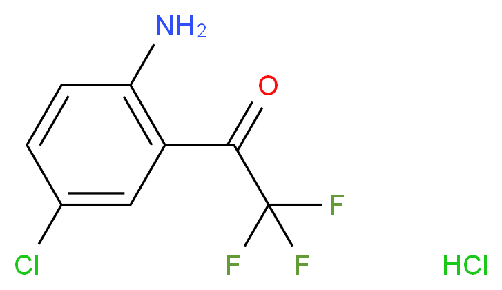 4-Chloro-2-(trifluoroacetyl)aniline hydrochloride_Molecular_structure_CAS_)