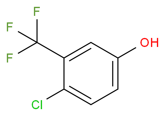 2-Chloro-5-hydroxybenzotrifluoride_Molecular_structure_CAS_6294-93-5)