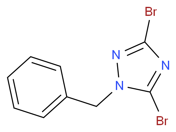 1-Benzyl-3,5-dibromo-1H-1,2,4-triazole_Molecular_structure_CAS_106724-85-0)