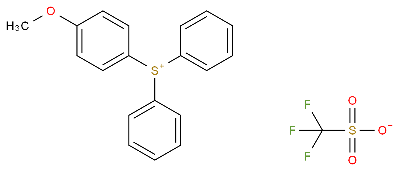 (4-Methoxyphenyl)diphenylsulfonium triflate_Molecular_structure_CAS_116808-67-4)