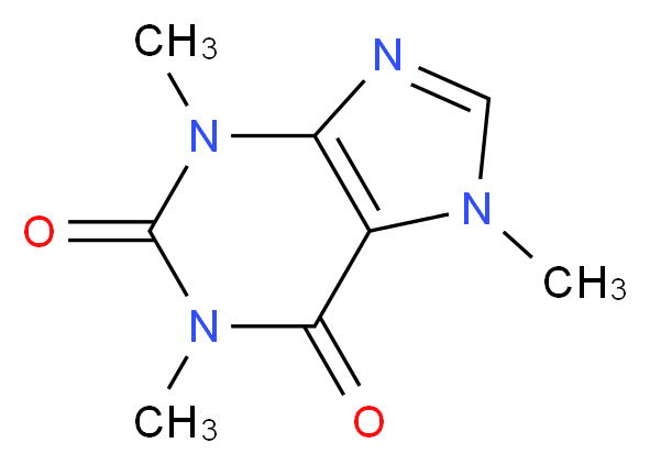 CAS_58-08-2 molecular structure