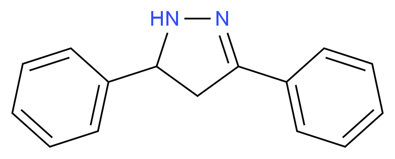 3,5-Diphenyl-4,5-dihydro-1H-pyrazole_Molecular_structure_CAS_16619-60-6)