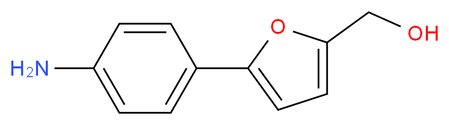 [5-(4-Amino-phenyl)-furan-2-yl]-methanol_Molecular_structure_CAS_)