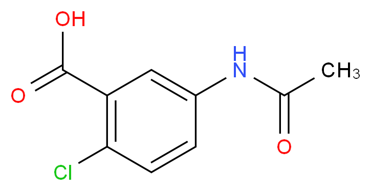 5-(acetylamino)-2-chlorobenzoic acid_Molecular_structure_CAS_719282-11-8)