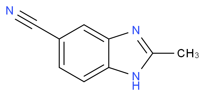 2-METHYLBENZIMIDAZOLE-5-CARBONITRILE_Molecular_structure_CAS_92443-13-5)