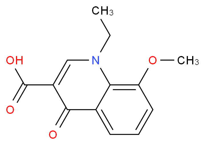 1-ethyl-8-methoxy-4-oxo-1,4-dihydroquinoline-3-carboxylic acid_Molecular_structure_CAS_)