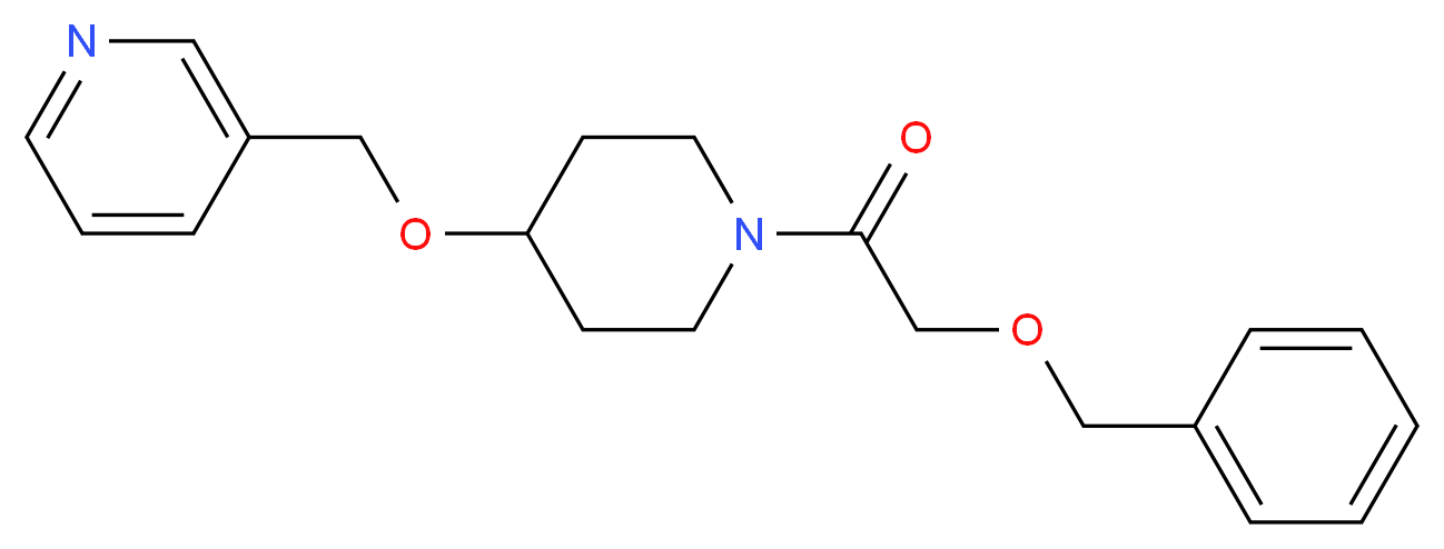 3-[({1-[(benzyloxy)acetyl]-4-piperidinyl}oxy)methyl]pyridine_Molecular_structure_CAS_)