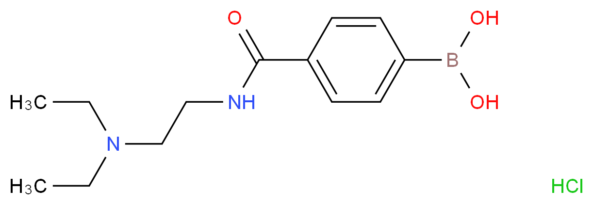 4-{[2-(Diethylamino)ethyl]carbamoyl}benzeneboronic acid hydrochloride 98%_Molecular_structure_CAS_913835-46-8)