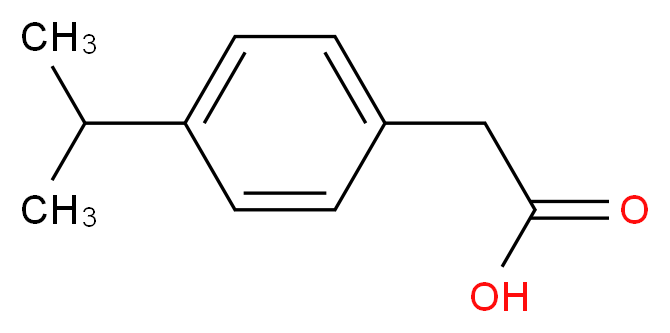 2-[4-(propan-2-yl)phenyl]acetic acid_Molecular_structure_CAS_)