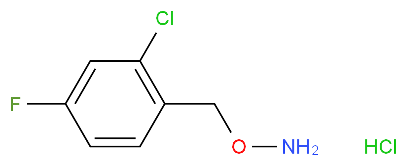1-[(Aminooxy)methyl]-2-chloro-4-fluorobenzene hydrochloride_Molecular_structure_CAS_)