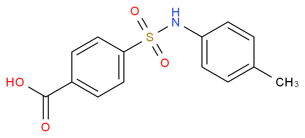 4-p-Tolylsulfamoyl-benzoic acid_Molecular_structure_CAS_)