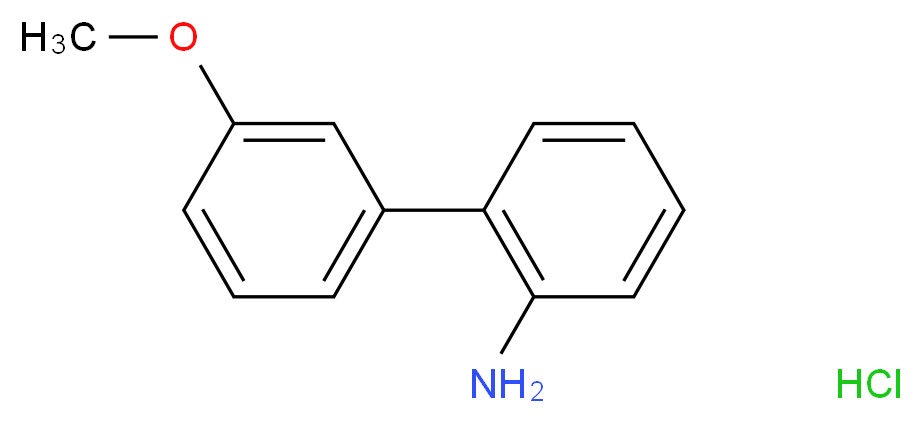 3'-Methoxy-[1,1'-biphenyl]-2-amine hydrochloride_Molecular_structure_CAS_)
