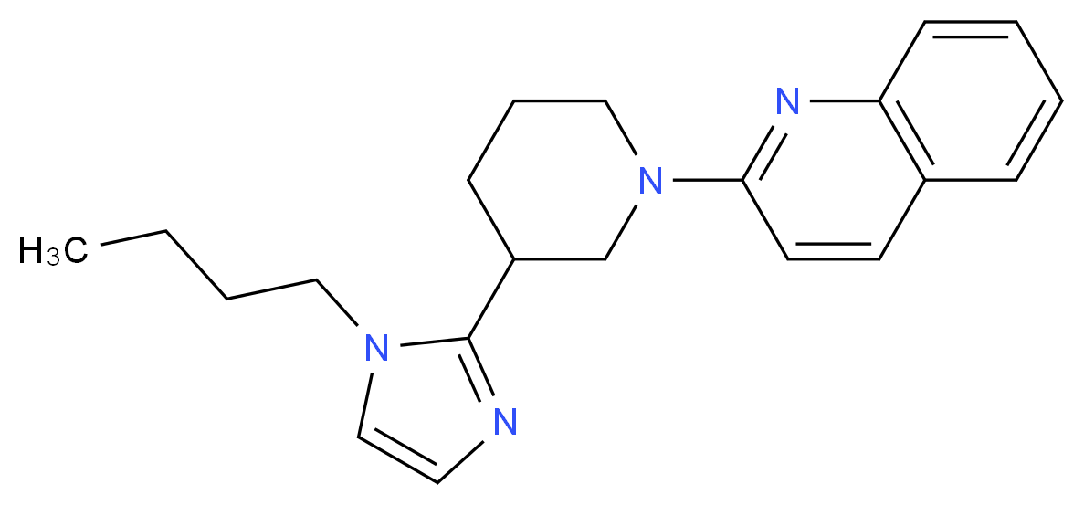 2-[3-(1-butyl-1H-imidazol-2-yl)piperidin-1-yl]quinoline_Molecular_structure_CAS_)