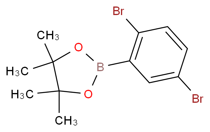 2-(2,5-Dibromophenyl)-4,4,5,5-tetramethyl-1,3,2-dioxaborolane_Molecular_structure_CAS_1256781-64-2)