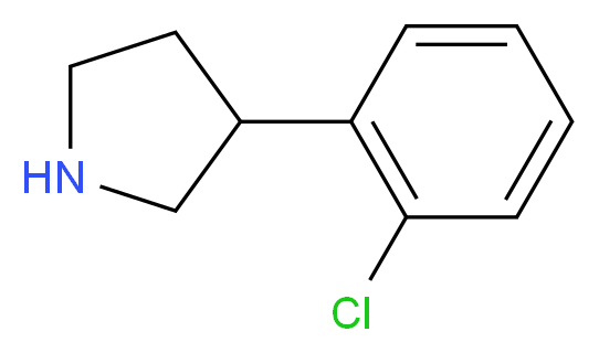 3-(2-CHLORO-PHENYL)-PYRROLIDINE_Molecular_structure_CAS_885277-67-8)