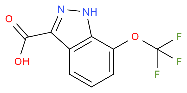 7-TRIFLUOROMETHOXY-1H-INDAZOLE-3-CARBOXYLIC ACID_Molecular_structure_CAS_885277-92-9)
