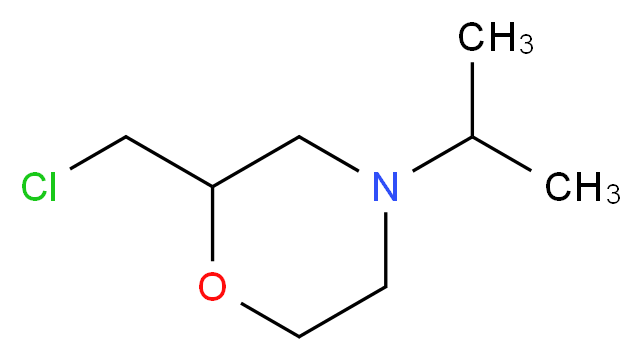 2-(chloromethyl)-4-(propan-2-yl)morpholine_Molecular_structure_CAS_)
