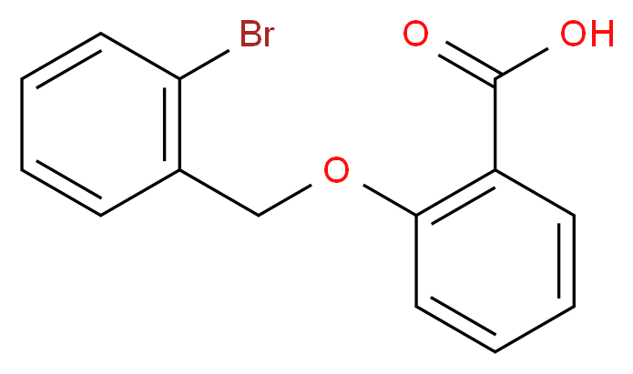 2-[(2-bromobenzyl)oxy]benzoic acid_Molecular_structure_CAS_)