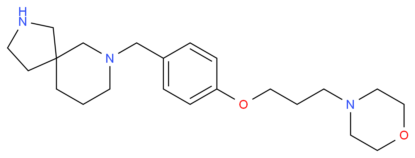 7-[4-(3-morpholin-4-ylpropoxy)benzyl]-2,7-diazaspiro[4.5]decane_Molecular_structure_CAS_)