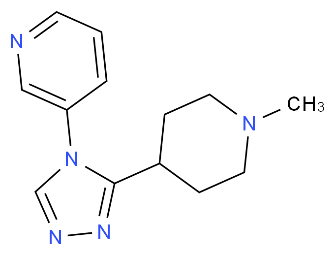 3-[3-(1-methylpiperidin-4-yl)-4H-1,2,4-triazol-4-yl]pyridine_Molecular_structure_CAS_)