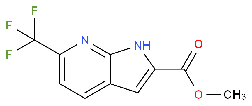 Methyl 6-(trifluoromethyl)-7-azaindole-2-carboxylate_Molecular_structure_CAS_952182-20-6)
