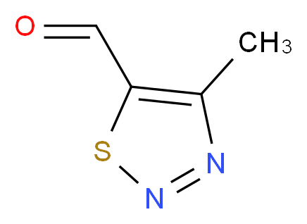 4-Methyl-1,2,3-thiadiazole-5-carbaldehyde_Molecular_structure_CAS_127108-66-1)
