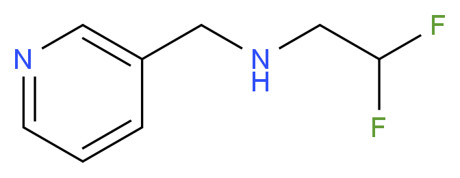 (2,2-difluoroethyl)(pyridin-3-ylmethyl)amine_Molecular_structure_CAS_)
