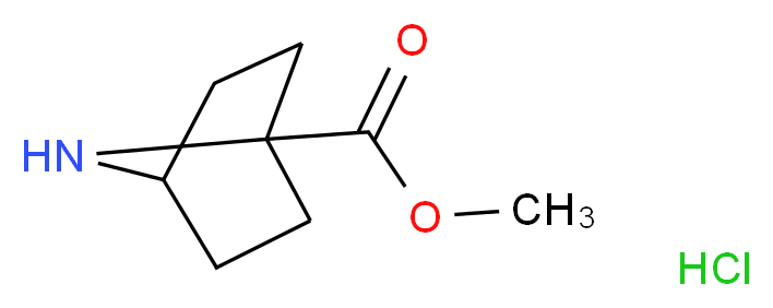 methyl 7-azabicyclo[2.2.1]heptane-1-carboxylate hydrochloride_Molecular_structure_CAS_)
