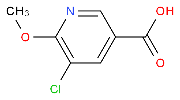 5-chloro-6-methoxynicotinic acid_Molecular_structure_CAS_)