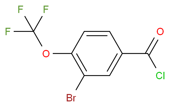 3-Bromo-4-(trifluoromethoxy)benzoyl chloride_Molecular_structure_CAS_85366-63-8)