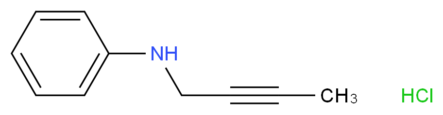 But-2-ynyl-phenyl-amine hydrochloride_Molecular_structure_CAS_1185302-18-4)
