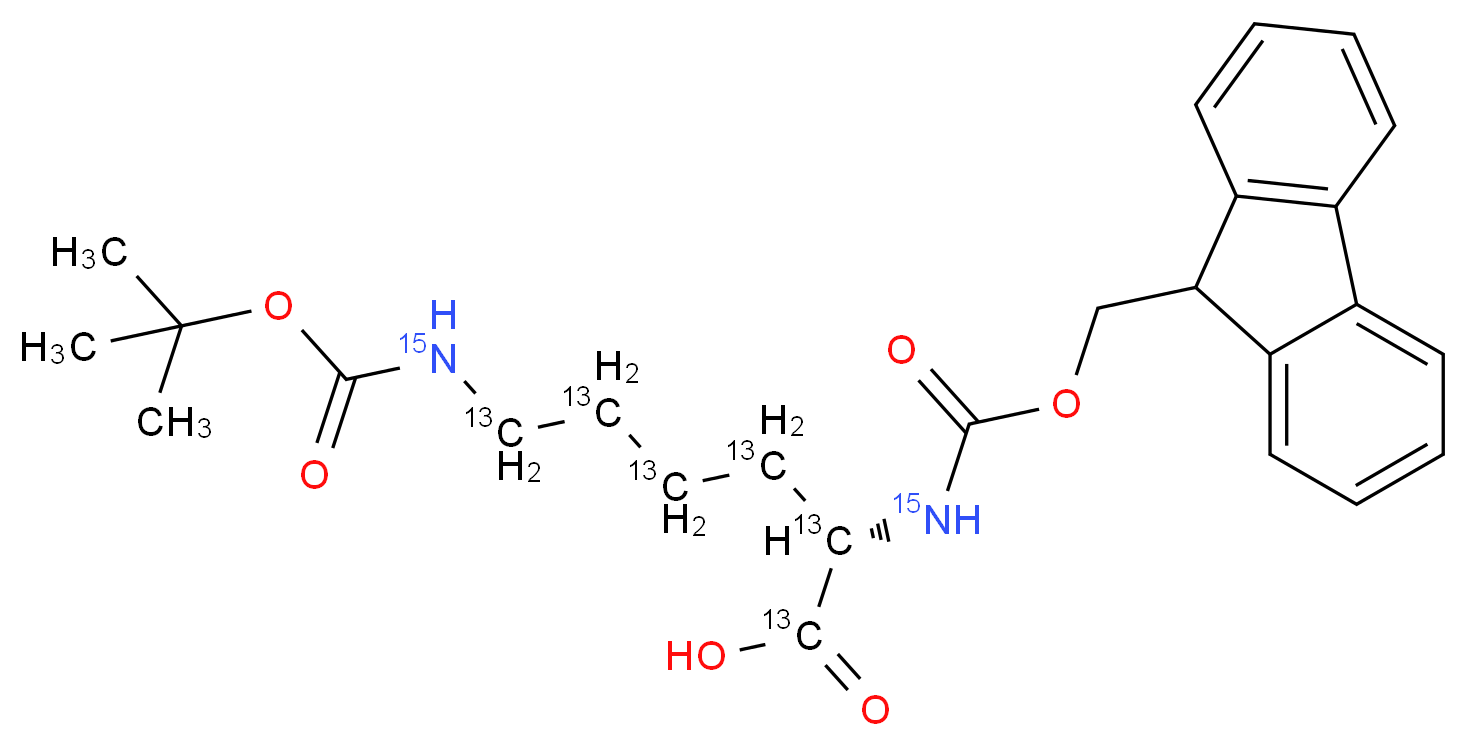 Fmoc-Lys(Boc)-OH-13C6,15N2_Molecular_structure_CAS_850080-89-6)