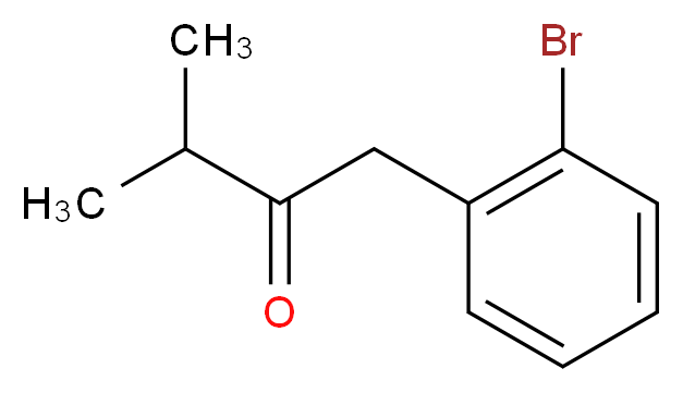 1-(2-bromophenyl)-3-methylbutan-2-one_Molecular_structure_CAS_)