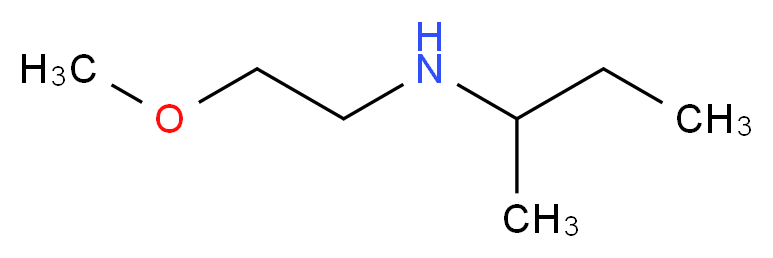 butan-2-yl(2-methoxyethyl)amine_Molecular_structure_CAS_)