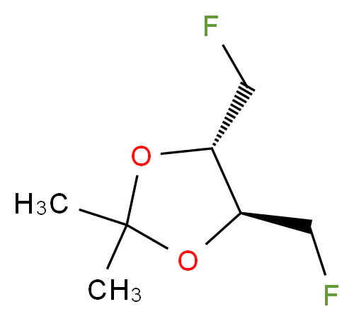(4S,5S)-(+)-4,5-Bis(fluoromethyl)-2,2-dimethyl-1,3-dioxolane_Molecular_structure_CAS_84409-70-1)